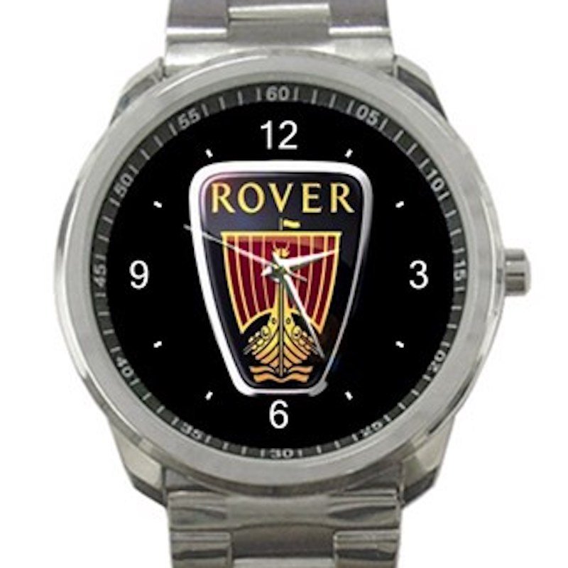 Rover Car Logo Emblem Unisex Sport Metal Watch