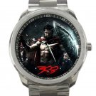300 Movie Poster Gerard Butler Unisex Sport Metal Watch