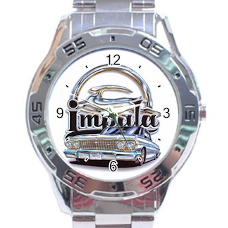 Chevrolet Impala Logo Unisex Stainless Steel Analogue Watch