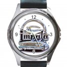 Chevrolet Impala Logo Unisex Round Silver Metal Watch