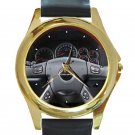 2006 GMC Envoy XL 4 Door Steering Wheel Unisex Round Gold Metal Watch