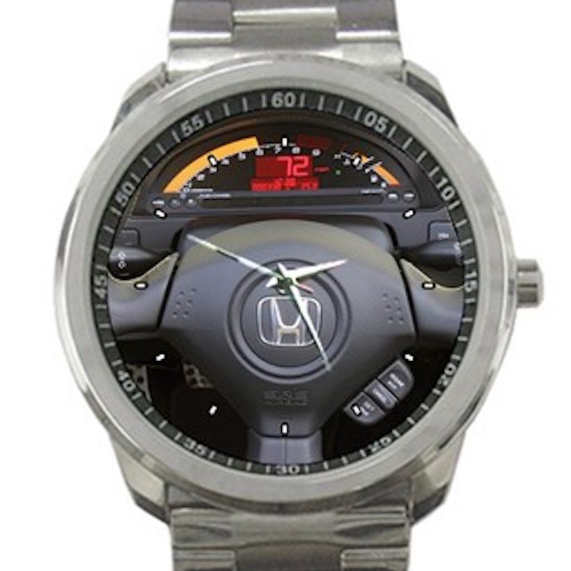 2008 Honda S2000 CR Prototype Steering Wheel Unisex Sport Metal Watch