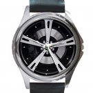 2009 AC Schnitzer BMW 7 Series F01 Wheel Unisex Round Silver Metal Watch