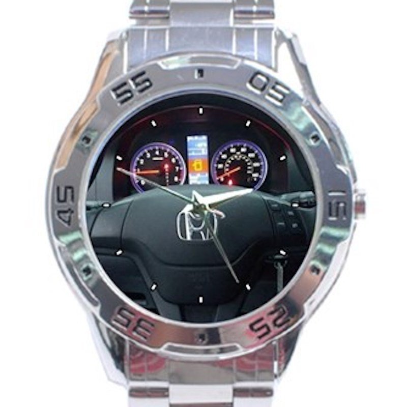 2011 Honda Cr-V AWD LX Steering Wheel Unisex Stainless Steel Analogue Watch