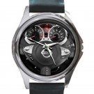 2013 Nissan JUKE Steering Wheel Unisex Round Silver Metal Watch