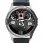 2013 Nissan JUKE Steering Wheel Unisex Round Silver Metal Watch