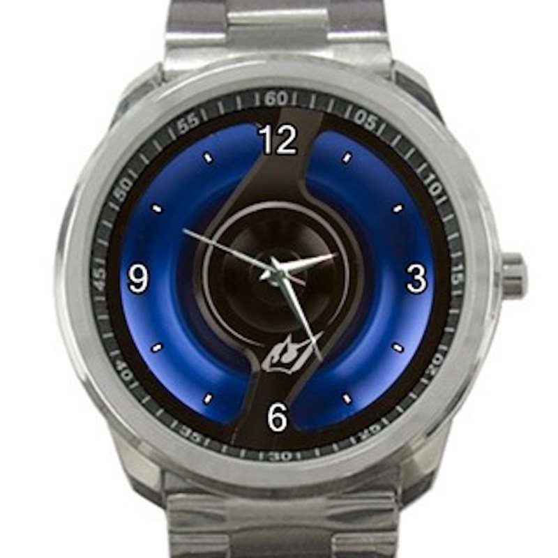 BMW Blue Halo Fuel Cap Unisex Sport Metal Watch