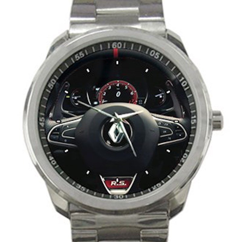 Renault Megane R.S. 280 Cup Steering Wheel Unisex Sport Metal Watch