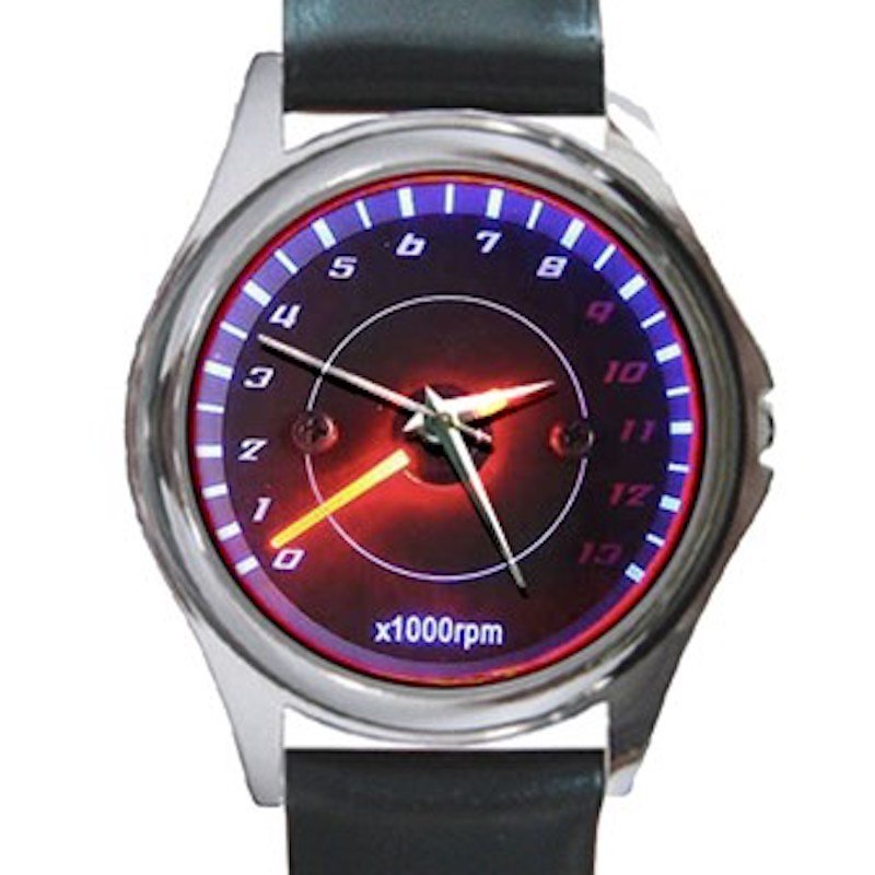 Yamaha V Star 1100 650 Classic Speedometer Unisex Silver Round Metal Watch