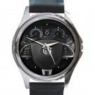 2012 Jaguar XF Steering Wheel Unisex Silver Round Metal Watch