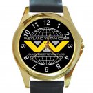 2012 Prometheus Movie Weyland Corp Yutani Logo 1 Unisex Round Gold Metal Watch