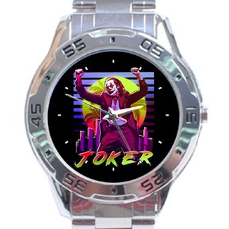 New Joker Art Joaquin Phoenix Unisex Stainless Steel Analogue Watch