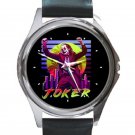 New Joker Art Joaquin Phoenix Unisex Round Metal Watch