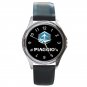 Piaggio Motorcycle Logo Unisex Round Metal Watch