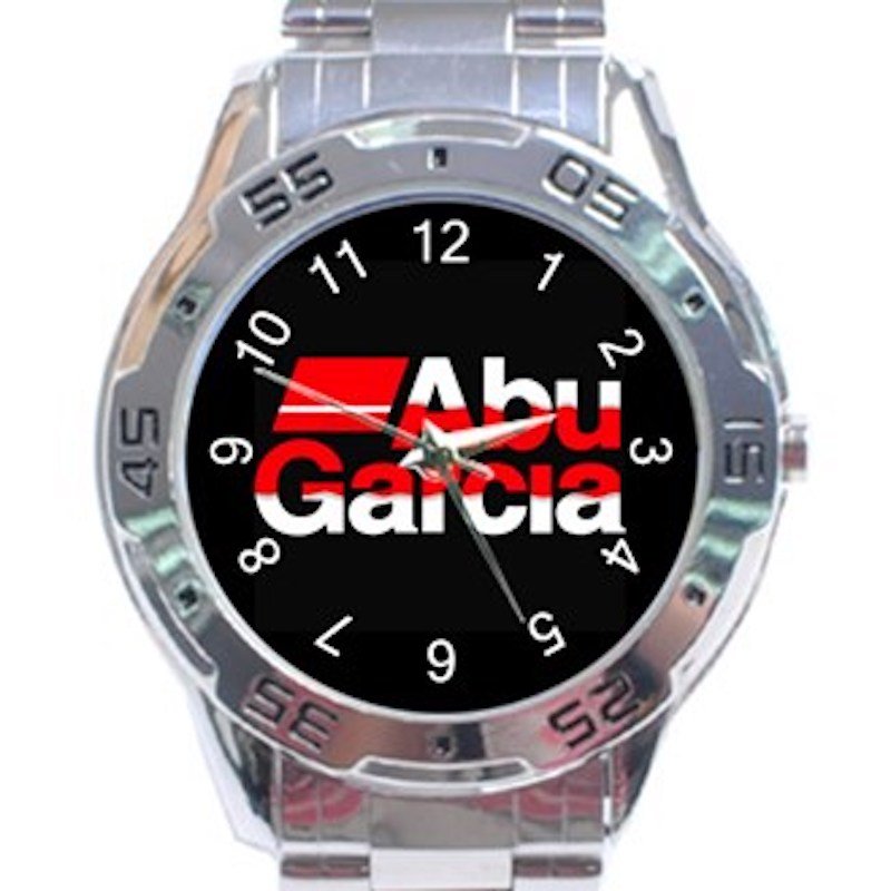 Abu Garcia Logo Unisex Stainless Steel Analogue Watch