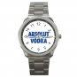 Absolut Vodka Blue Logo Unisex Sport Metal Watch