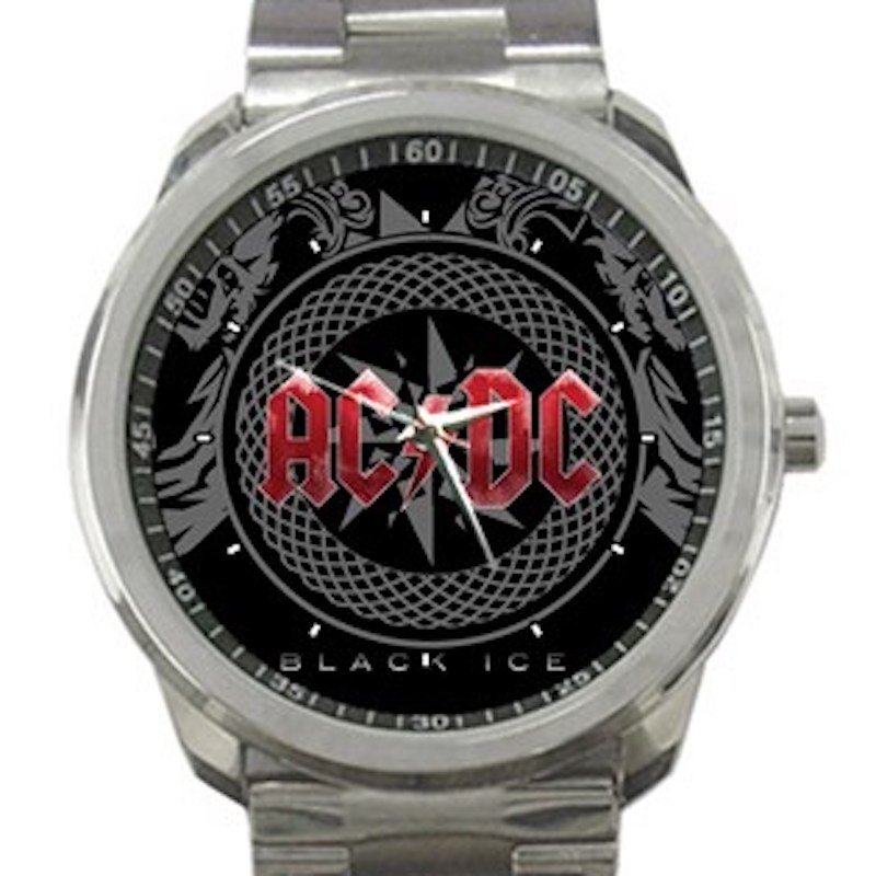 AC DC Black Ice Unisex Sport Metal Watch