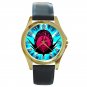 Air Gear Kogarasumaru Anime Logo Unisex Round Gold Metal Watch