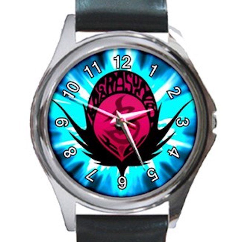 Air Gear Kogarasumaru Anime Logo Unisex Round Metal Watch