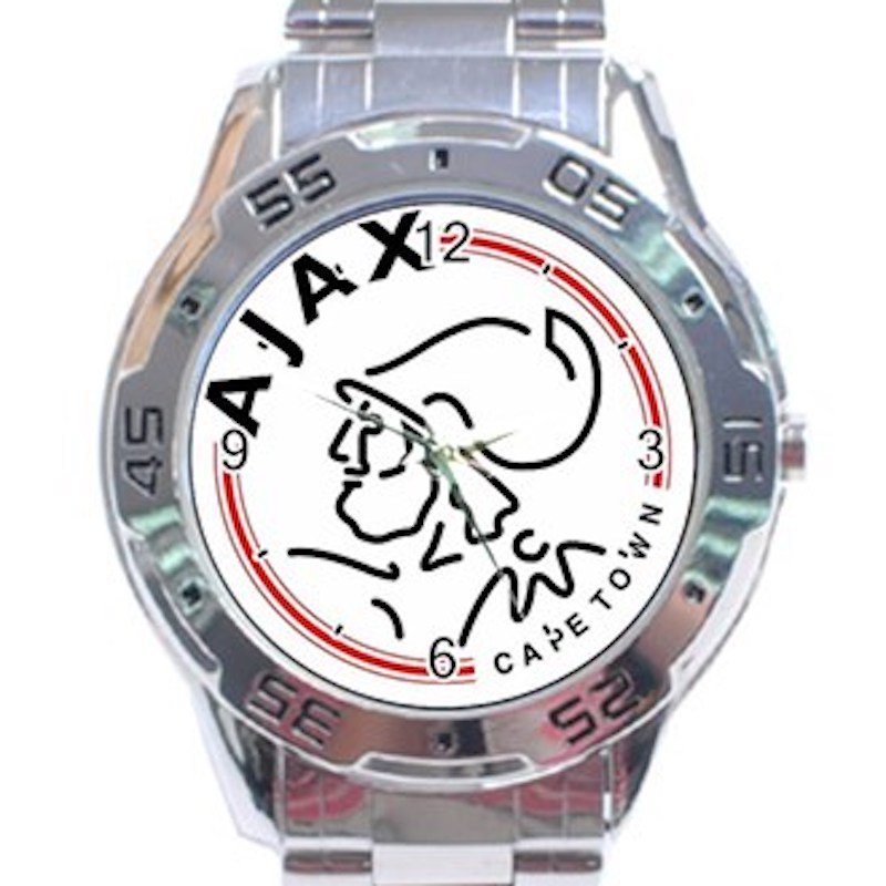 AFC Ajax Amsterdam Logo Stainless Steel Analogue Watch