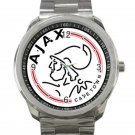 AFC Ajax Amsterdam Logo Unisex Sport Metal Watch