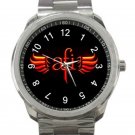 AFI A Fire Inside Rock Band Logo Unisex Sport Metal Watch