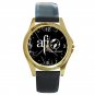 AFI Sing the Sorrow Logo Unisex Round Gold Metal Watch
