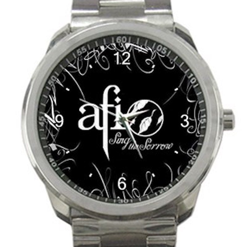 AFI Sing the Sorrow Logo Unisex Sport Metal Watch
