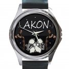 Akon American Singer Unisex Round Metal Watch