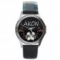Akon American Singer Unisex Round Metal Watch