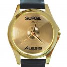 Alesis SURGE Cymbal Unisex Round Gold Metal Watch