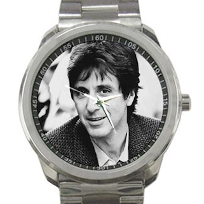 Al Pacino In Black & White Color Unisex Sport Metal Watch