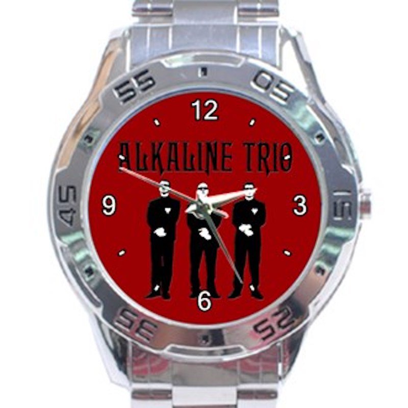 Alkaline Trio Rock Band Members Unisex Stainless Steel Analogue Watch