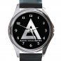 Allis Chalmers Framer Tractor Energy Silver Logo Unisex Round Metal Watch