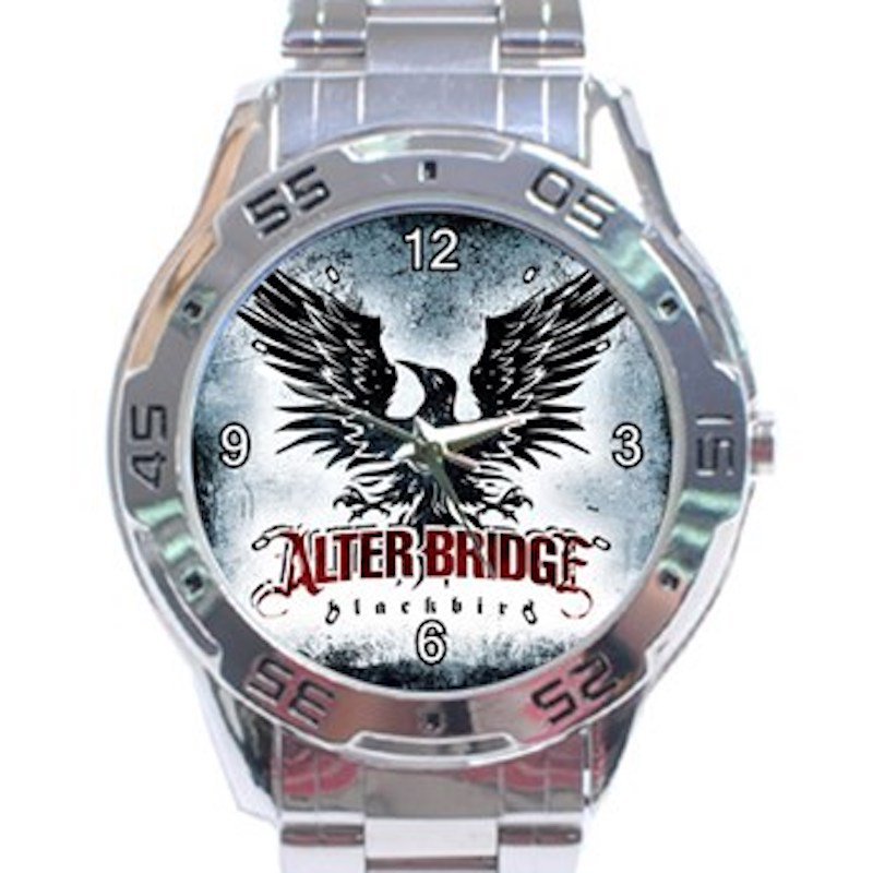 Alter Bridge Blackbird Logo Unisex Stainless Steel Analogue Watch