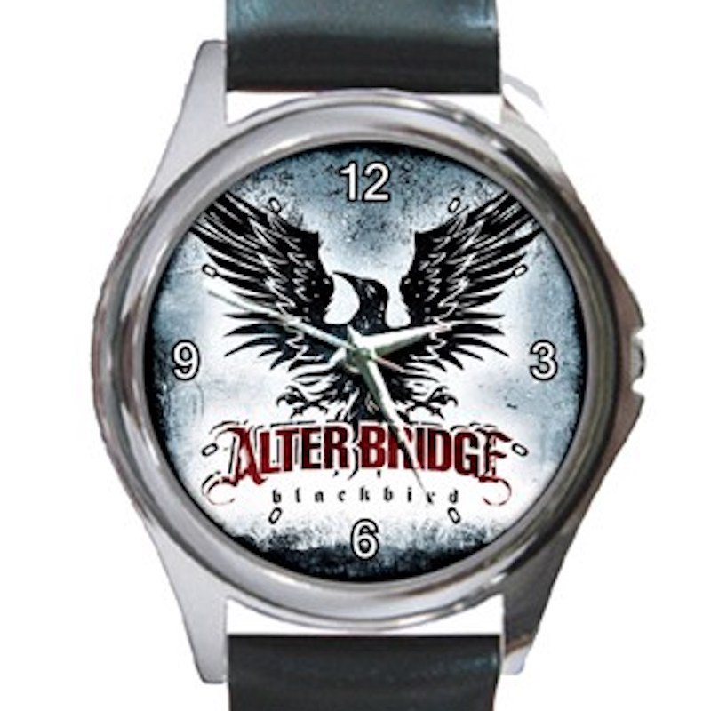 Alter Bridge Blackbird Logo Unisex Round Metal Watch