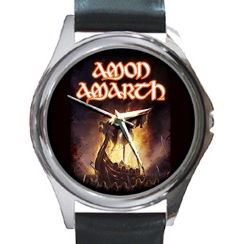 Amon Amarth 1000 Burning Arrows Unisex Round Metal Watch
