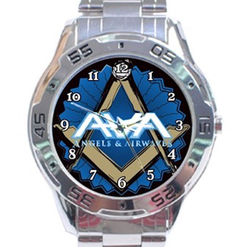 Angels and Airwaves Masonic Logo Unisex Stainless Steel Analogue Watch