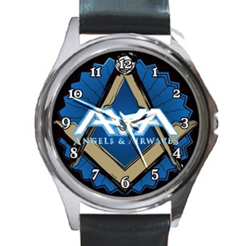 Angels and Airwaves Masonic Logo Unisex Round Metal Watch