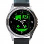 My Neighbor Totoro Black Catbus Unisex Round Metal Watch