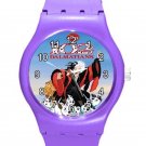 102 Dalmatians Cruella De Vil ICE Style Round TPU Medium Sports Watch-Purple
