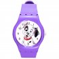 102 Dalmatians Cute Happy Puppy ICE Style Round TPU Medium Sports Watch-Purple