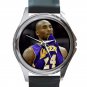 Kobe Bryant Lakers Purple Jersey No. 24 Unisex Round Metal Watch