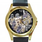 Basketball Legends Never Die Kobe Bryant Unisex Round Gold Metal Watch