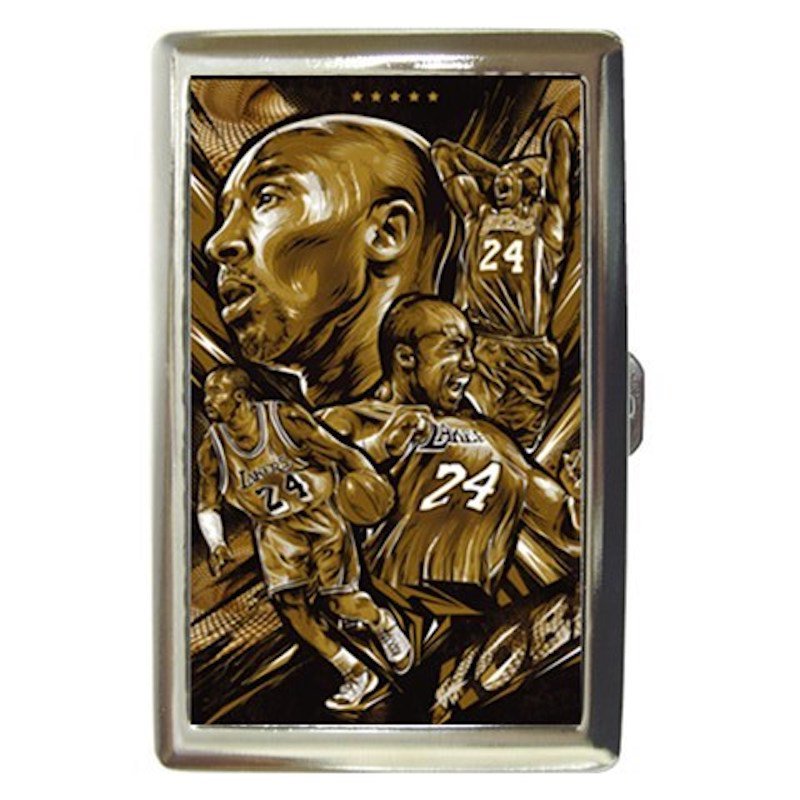Tribute To Kobe Bryant Silver Chrome Cigarette Money/ Credit Card Case