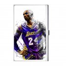 Kobe Bryant Art Portrait Silver Plated Business Card/ Credit Cards Holder