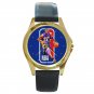 Kobe Bryant Basketball Logo Unisex Round Gold Metal Watch
