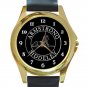 Armstrong Siddeley Car Logo Unisex Round Gold Metal Watch