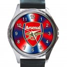 Arsenal Football Club The Gunners Logo Unisex Round Metal Watch