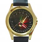 Artega GT Sport Car Speedometer Unisex Round Gold Metal Watch